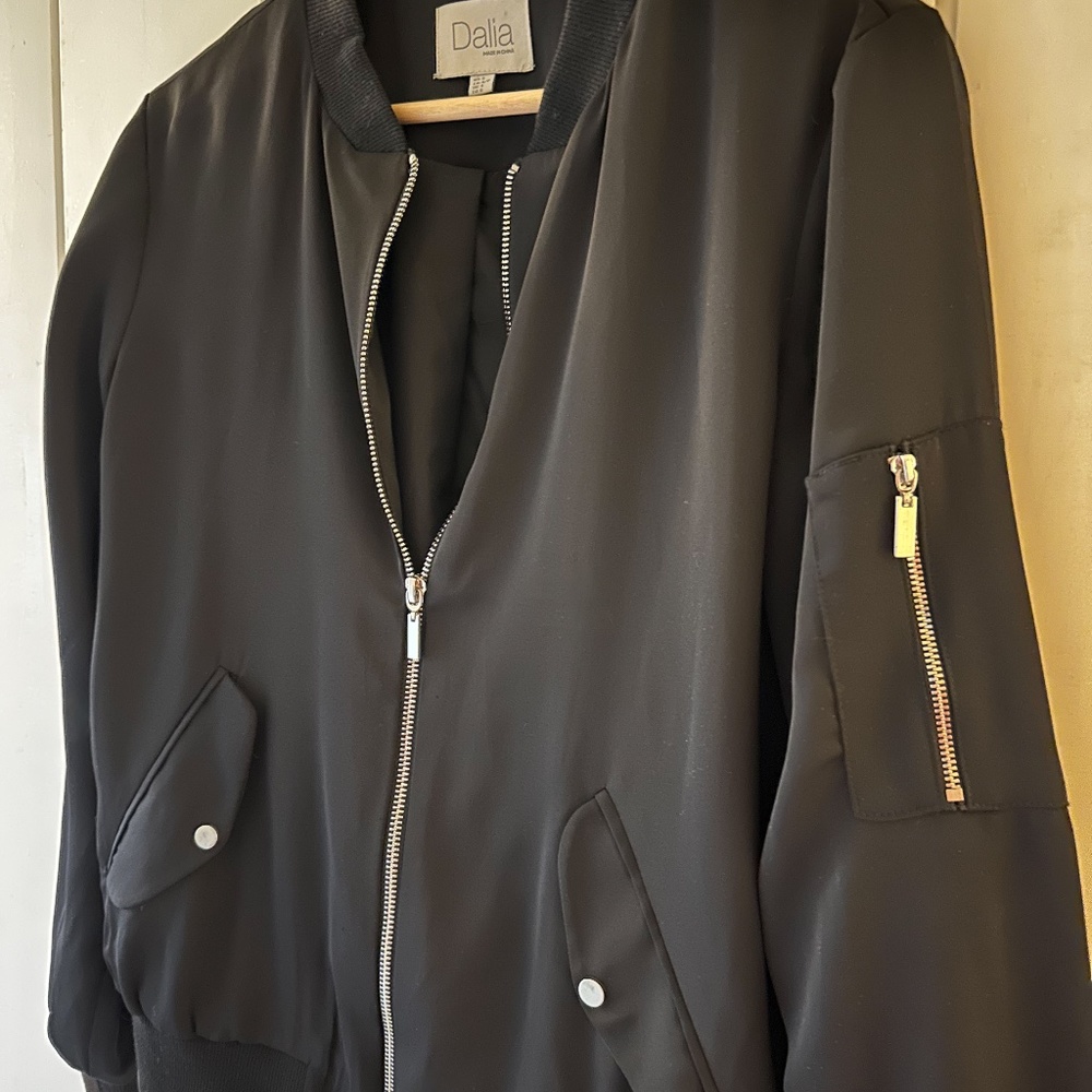 Black Bomber Jacket
